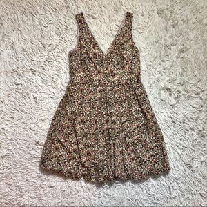 Theme Dainty Floral Bubble Corset Hook Dress